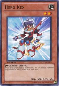Hero Kid trading card from Legendary Collection 2 Hero Kid - Legendary Collection 2 YuGiOh trading card