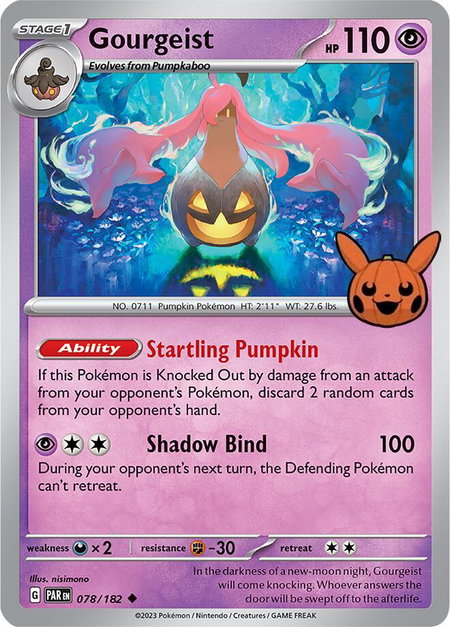 Gourgeist - Trick or Trade BOOster Bundle 2024 Pokémon trading card