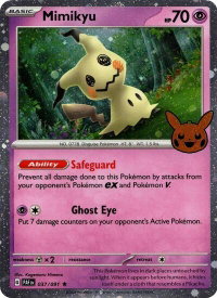 Mimikyu - 037/091 (Cosmos Holo) - Trick or Trade BOOster Bundle 2024 (TTBB24) #037/091 - Holo Rare Pokémon Trading Card
