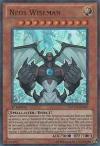 Neos Wiseman - Legendary Collection 2 (LC02) #LCGX-EN040 - Ultra Rare YuGiOh Trading Card