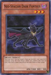 Neo-Spacian Dark Panther trading card from Legendary Collection 2 Neo-Spacian Dark Panther - Legendary Collection 2 YuGiOh trading card