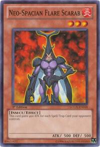 Neo-Spacian Flare Scarab trading card from Legendary Collection 2 Neo-Spacian Flare Scarab - Legendary Collection 2 YuGiOh trading card