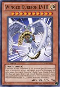 Winged Kuriboh LV10 trading card from Legendary Collection 2 Winged Kuriboh LV10 - Legendary Collection 2 YuGiOh trading card