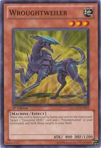 Wroughtweiler trading card from Legendary Collection 2 Wroughtweiler - Legendary Collection 2 YuGiOh trading card
