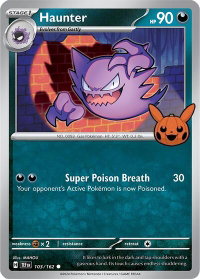 Haunter - Trick or Trade BOOster Bundle 2024 (TTBB24) #103/162 - Common Pokémon Trading Card