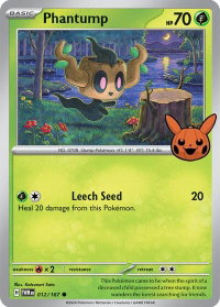 Phantump - Trick or Trade BOOster Bundle 2024 (TTBB24) #012/167 - Common Pokémon Trading Card