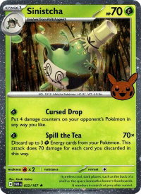 Sinistcha (Cosmos Holo) - Trick or Trade BOOster Bundle 2024 (TTBB24) #022/167 - Holo Rare Pokémon Trading Card
