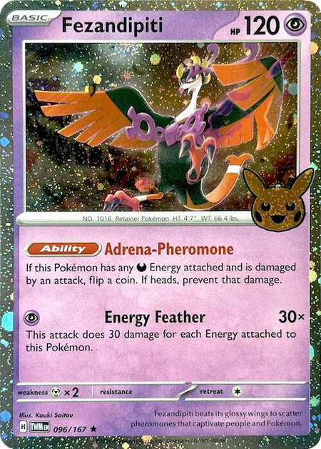 Fezandipiti (Cosmos Holo) - Trick or Trade BOOster Bundle 2024 Pokémon trading card