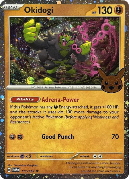 Okidogi (Cosmos Holo) - Trick or Trade BOOster Bundle 2024 Pokémon trading card