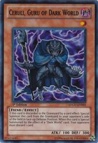 Ceruli, Guru of Dark World - Structure Deck: Gates of the Underworld YuGiOh trading card