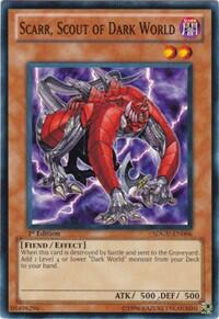 Scarr, Scout of Dark World - Structure Deck: Gates of the Underworld (SDGU) #SDGU-EN006 - Common / Short Print YuGiOh Trading Card