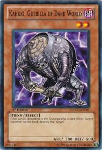 Kahkki, Guerilla of Dark World - Structure Deck: Gates of the Underworld (SDGU) #SDGU-EN007 - Common / Short Print YuGiOh Trading Card