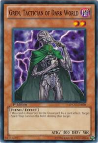 Gren, Tactician of Dark World - Structure Deck: Gates of the Underworld YuGiOh trading card