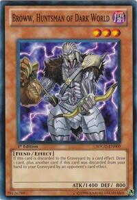 Broww, Huntsman of Dark World - Structure Deck: Gates of the Underworld (SDGU) #SDGU-EN009 - Common / Short Print YuGiOh Trading Card