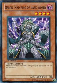 Brron, Mad King of Dark World - Structure Deck: Gates of the Underworld YuGiOh trading card