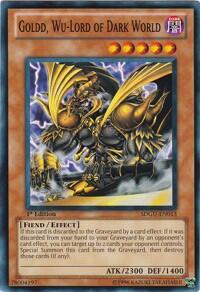 Goldd, Wu-Lord of Dark World - Structure Deck: Gates of the Underworld (SDGU) #SDGU-EN013 - Common / Short Print YuGiOh Trading Card