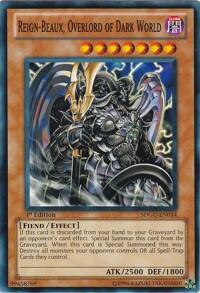 Reign-Beaux, Overlord of Dark World - Structure Deck: Gates of the Underworld (SDGU) #SDGU-EN014 - Common / Short Print YuGiOh Trading Card