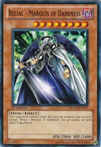 Belial - Marquis of Darkness - Structure Deck: Gates of the Underworld (SDGU) #SDGU-EN015 - Common / Short Print YuGiOh Trading Card