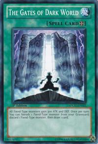 The Gates of Dark World - Structure Deck: Gates of the Underworld YuGiOh trading card