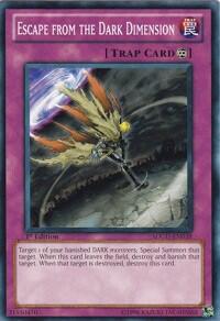 Escape from the Dark Dimension - Structure Deck: Gates of the Underworld (SDGU) #SDGU-EN038 - Common / Short Print YuGiOh Trading Card