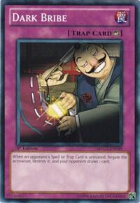 Dark Bribe - Structure Deck: Gates of the Underworld (SDGU) #SDGU-EN039 - Common / Short Print YuGiOh Trading Card