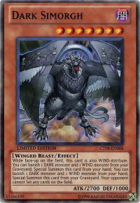 Dark Simorgh - 2011 Collectors Tins (CT08) #CT08-EN006 - Super Rare YuGiOh Trading Card