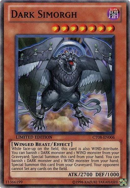 Dark Simorgh trading card from 2011 Collectors Tins Dark Simorgh - 2011 Collectors Tins YuGiOh trading card