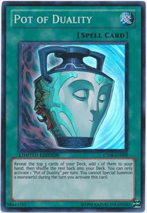 Pot of Duality - 2011 Collectors Tins (CT08) #CT08-EN008 - Super Rare YuGiOh Trading Card