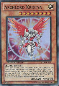 Archlord Kristya - 2011 Collectors Tins (CT08) #CT08-EN010 - Super Rare YuGiOh Trading Card