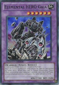 Elemental HERO Gaia - 2011 Collectors Tins (CT08) #CT08-EN011 - Super Rare YuGiOh Trading Card