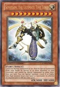Sephylon, the Ultimate Time Lord - Shonen Jump Magazine Promos YuGiOh trading card