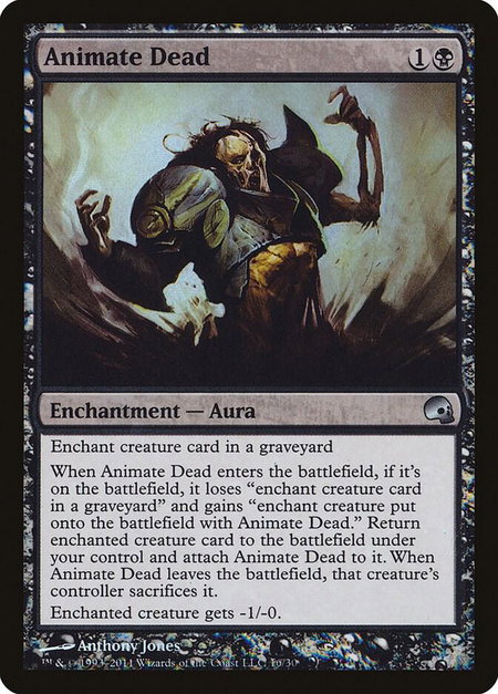 Animate Dead - Premium Deck Series: Graveborn Magic: The Gathering trading card
