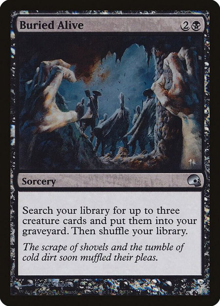 Buried Alive trading card from Premium Deck Series: Graveborn Buried Alive - Premium Deck Series: Graveborn Magic: The Gathering trading card