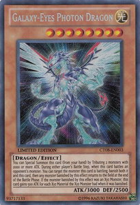 Galaxy-Eyes Photon Dragon - 2011 Collectors Tins (CT08) #CT08-EN003 - Secret Rare YuGiOh Trading Card