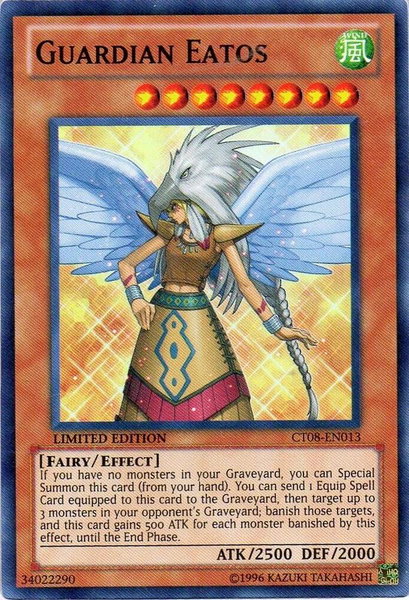 Guardian Eatos trading card from 2011 Collectors Tins Guardian Eatos - 2011 Collectors Tins YuGiOh trading card