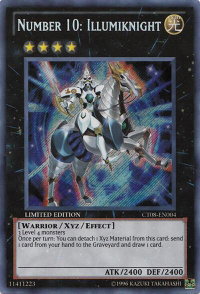 Number 10: Illumiknight - 2011 Collectors Tins (CT08) #CT08-EN004 - Secret Rare YuGiOh Trading Card