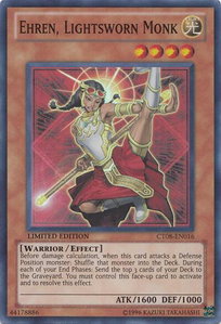 Ehren, Lightsworn Monk - 2011 Collectors Tins (CT08) #CT08-EN016 - Super Rare YuGiOh Trading Card