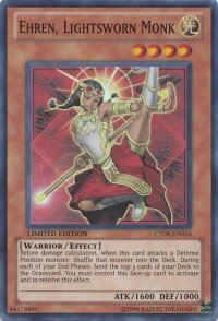 Ehren, Lightsworn Monk - 2011 Collectors Tins (CT08) #CT08-EN016 - Super Rare YuGiOh Trading Card