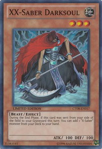 XX-Saber Darksoul - 2011 Collectors Tins (CT08) #CT08-EN017 - Super Rare YuGiOh Trading Card