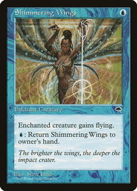 Shimmering Wings - Tempest (TMP) #87 - Common Magic: The Gathering Trading Card