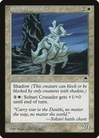Soltari Crusader - Tempest (TMP) #41 - Uncommon Magic: The Gathering Trading Card