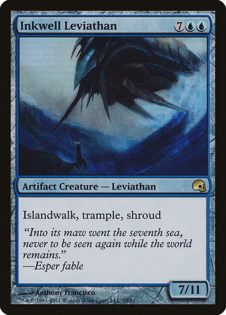 Inkwell Leviathan trading card from Premium Deck Series: Graveborn Inkwell Leviathan - Premium Deck Series: Graveborn Magic: The Gathering trading card
