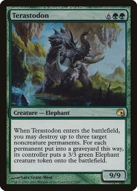 Terastodon - Premium Deck Series: Graveborn (GRV) #7 - Rare Magic: The Gathering Trading Card