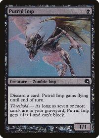 Putrid Imp - Premium Deck Series: Graveborn (GRV) #1 - Common Magic: The Gathering Trading Card