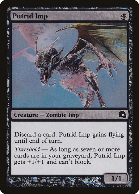 Putrid Imp - Premium Deck Series: Graveborn Magic: The Gathering trading card