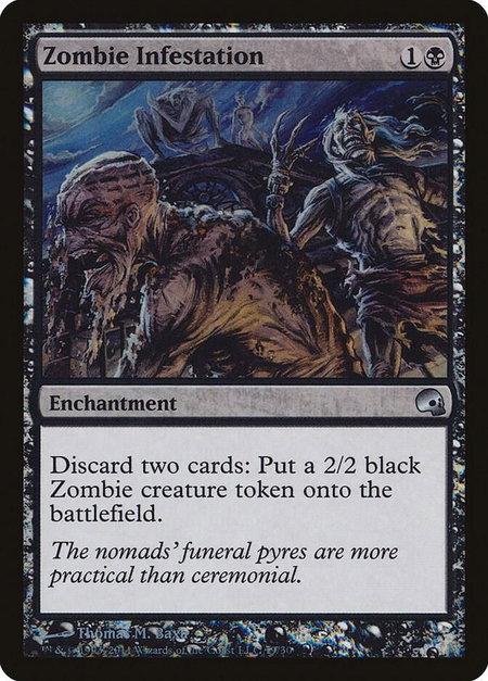 Zombie Infestation trading card from Premium Deck Series: Graveborn Zombie Infestation - Premium Deck Series: Graveborn Magic: The Gathering trading card