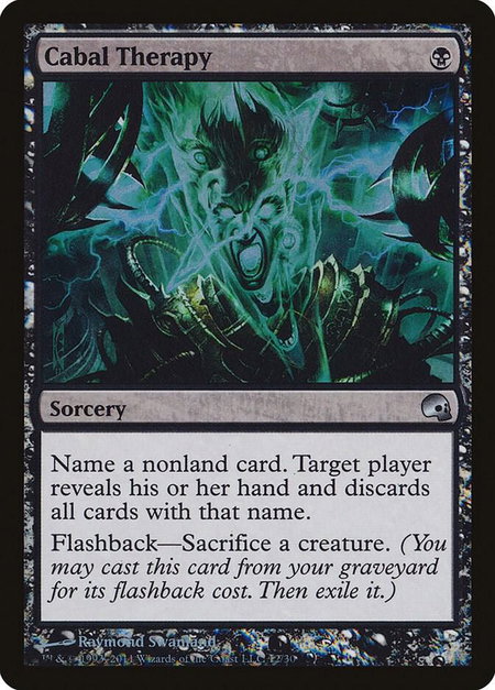 Cabal Therapy - Premium Deck Series: Graveborn Magic: The Gathering trading card