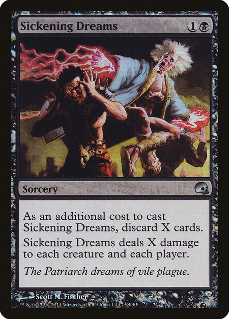 Sickening Dreams - Premium Deck Series: Graveborn Magic: The Gathering trading card