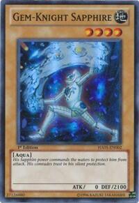 Gem-Knight Sapphire - Hidden Arsenal 5: Steelswarm Invasion (HA05) #HA05-EN002 - Super Rare YuGiOh Trading Card