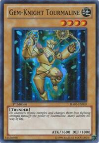 Gem-Knight Tourmaline - Hidden Arsenal 5: Steelswarm Invasion YuGiOh trading card
